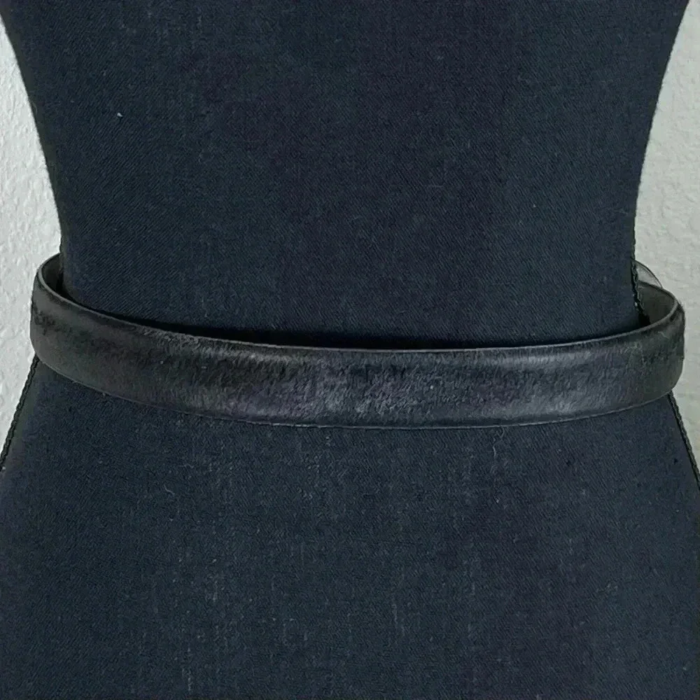 Lake Shore Drive Accessories | Genuine Dark Brown Leather Belt